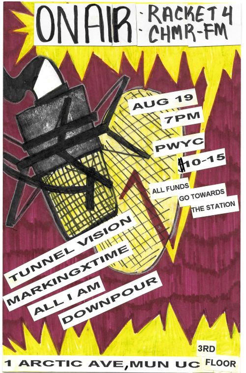 ON AIR: RACKET FOR CHMR-FM