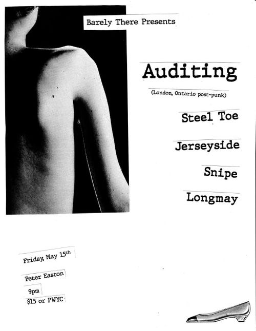 Auditing, Steel Toe, Jerseyside, Snipe, Longmay @ The Peter E